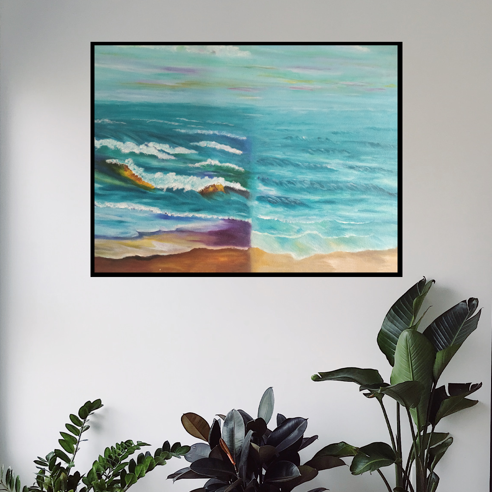 Handmade Beach Painting