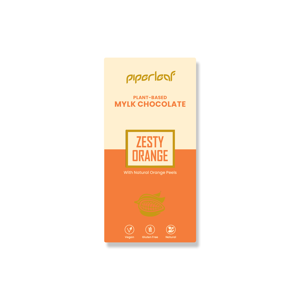 
                  
                    Piperleaf Vegan Milk Chocolate - Zesty Orange (50g)
                  
                
