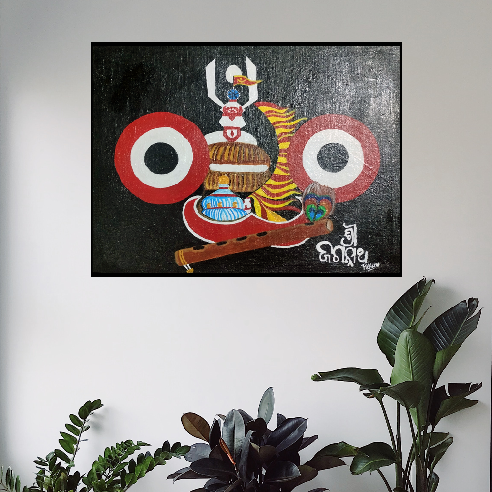 
                  
                    Canvas Painting of Lord Jagannath
                  
                