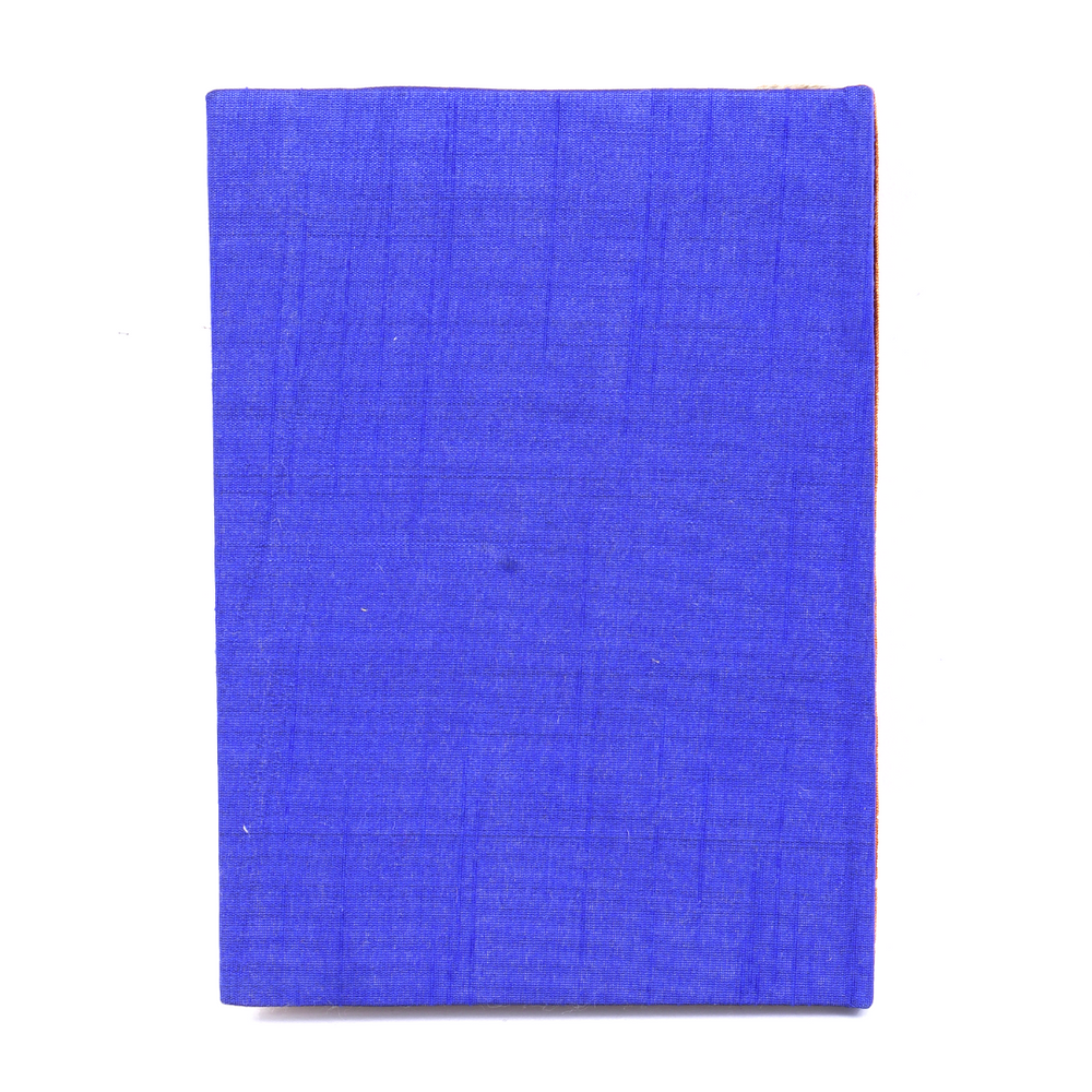 
                  
                    Indha Railway Lamp Embroidery Jute Dupion Blue Colour Diary
                  
                
