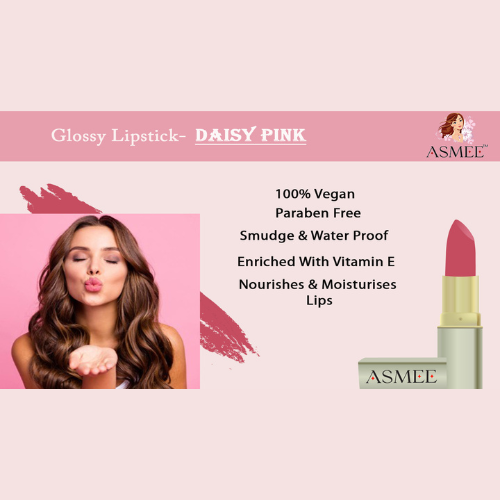 
                  
                    Daisy Pink-Asmee Glossy Lipstick (4.2g)
                  
                