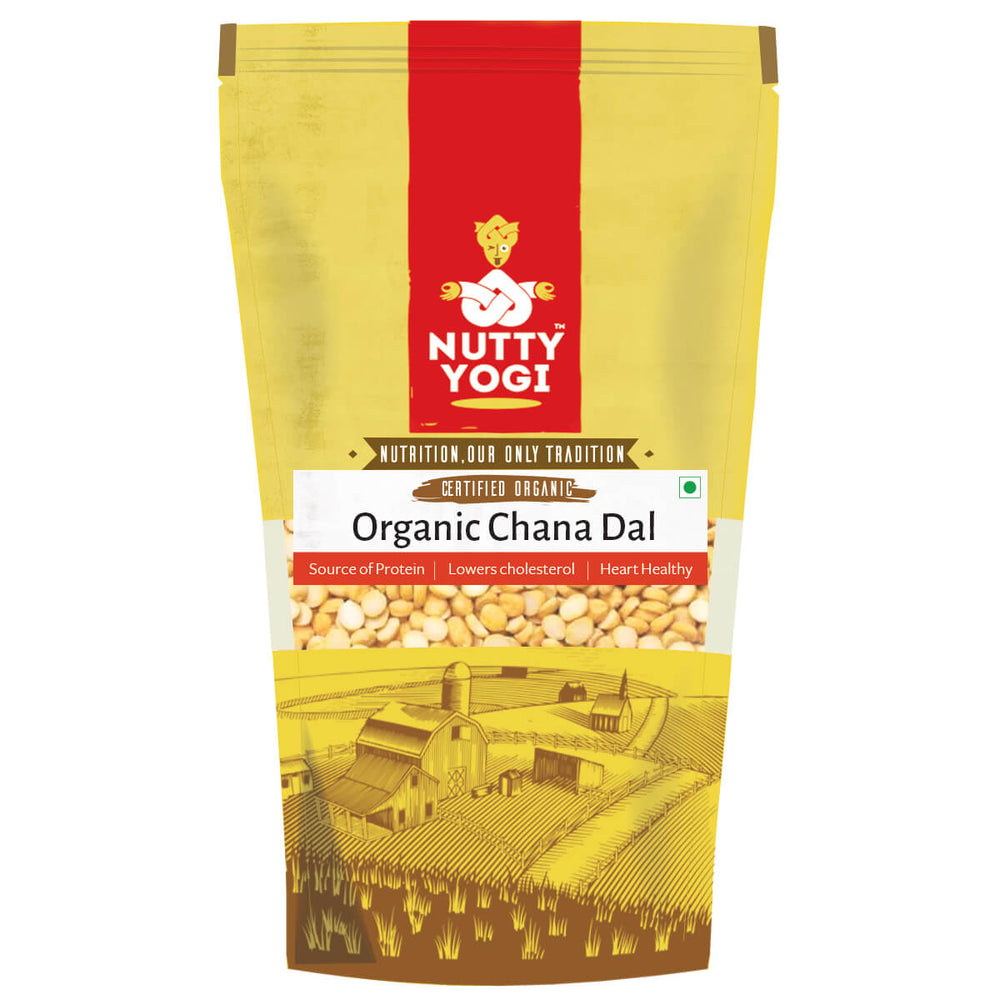 Nutty Yogi Organic Chana Dal (500g)