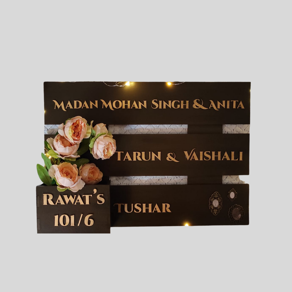 
                  
                    Wooden Nameplate
                  
                