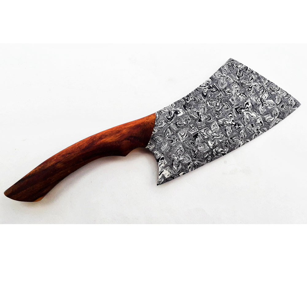 Mosaic Damascus knife