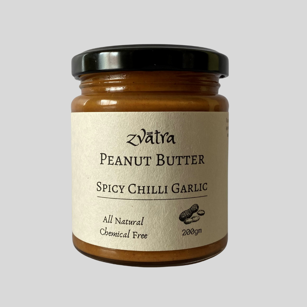 Zvatra Spicy Chilli Garlic Peanut Butter (200g)