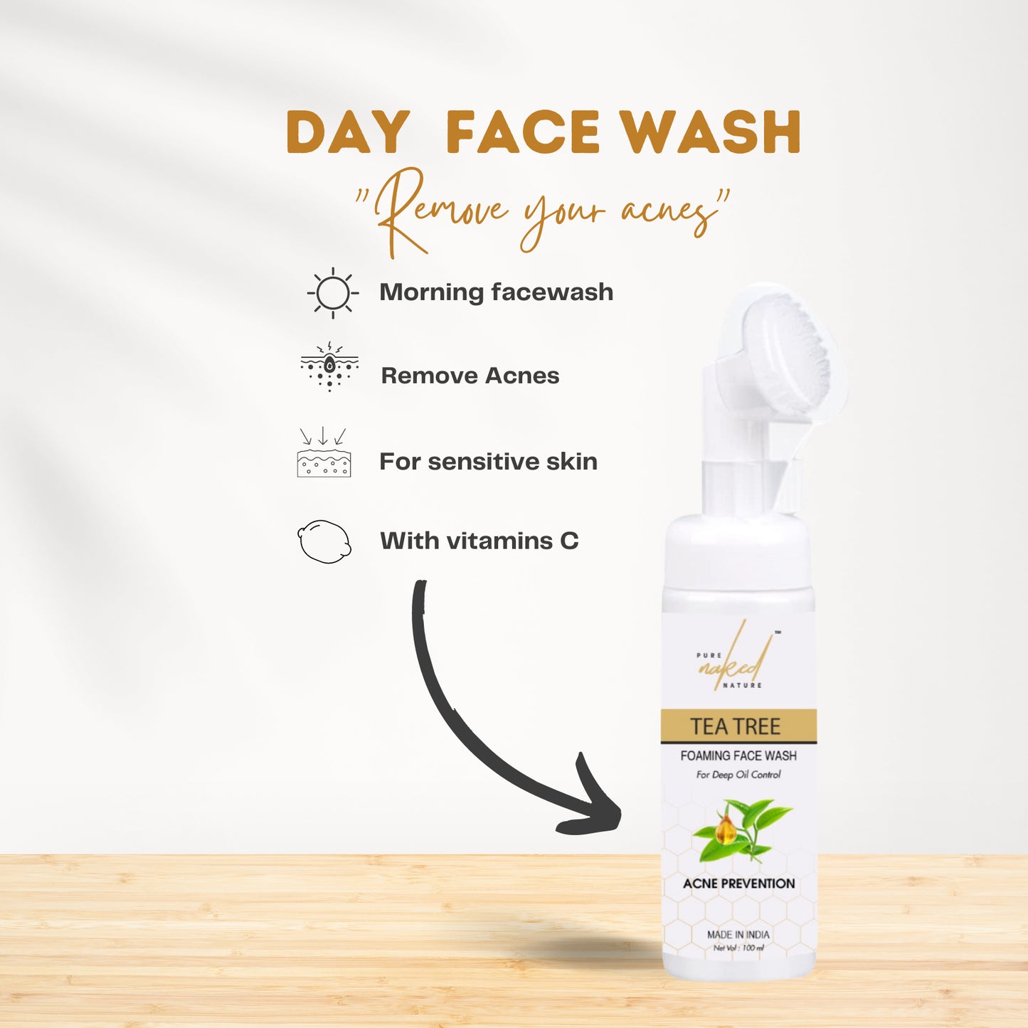 
                  
                    Tea Tree Foaming Face Wash (100ml)
                  
                