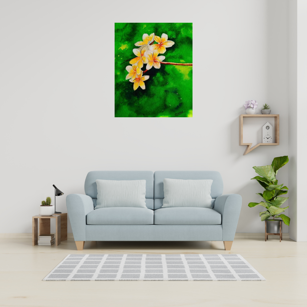 Flower Watercolour Wall Art