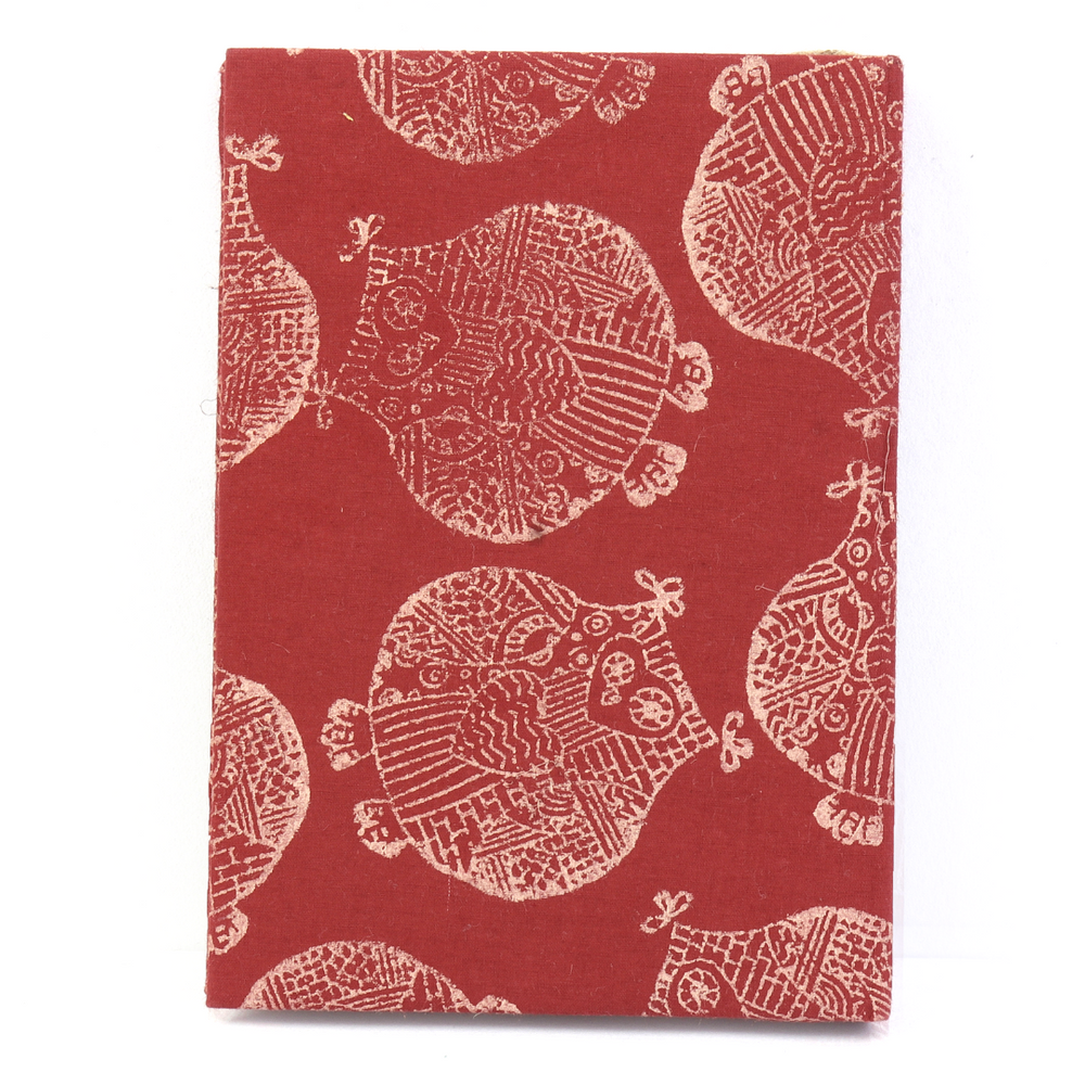 
                  
                    Indha Embroidered & Block Printed Handmade Recycled Paper Diary
                  
                