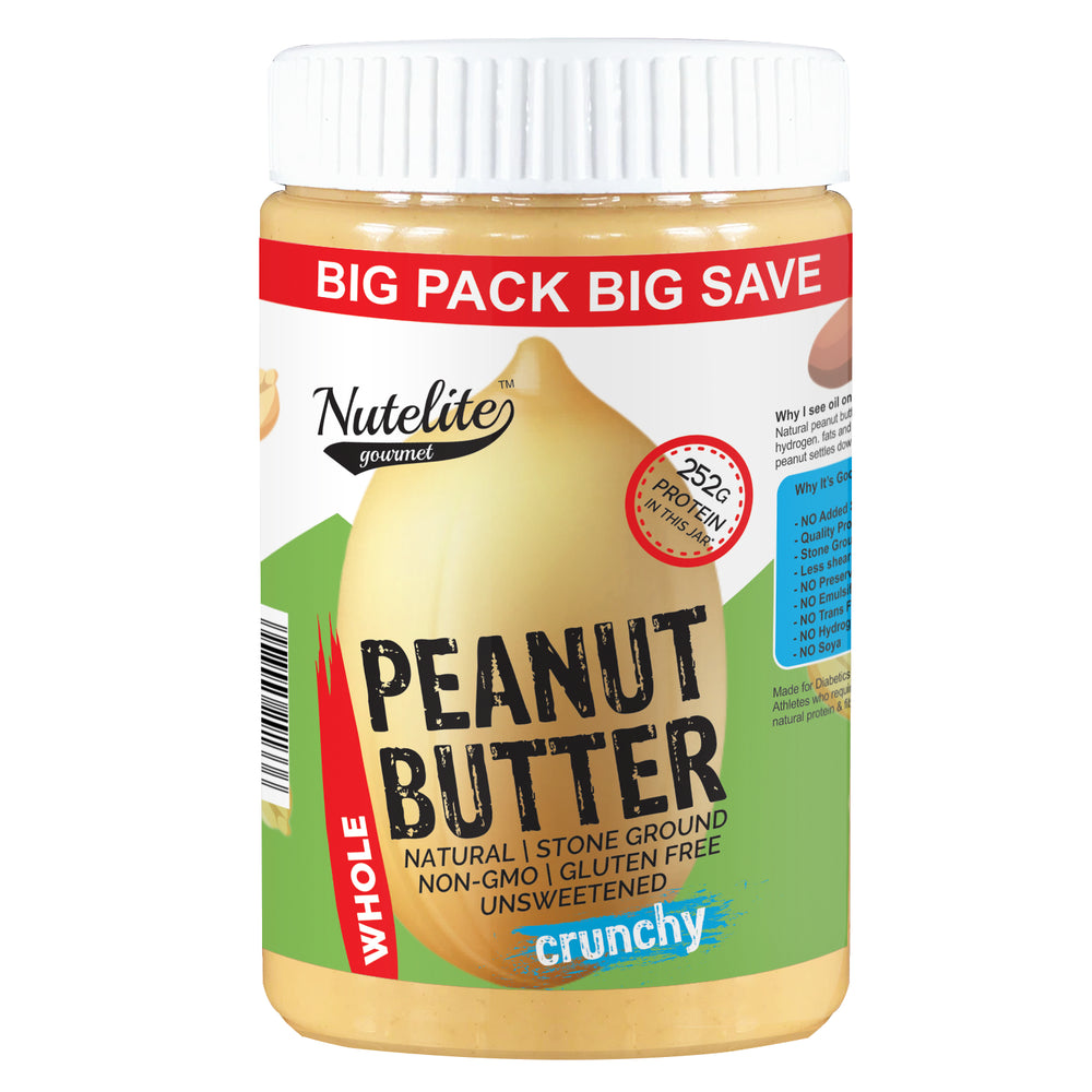 
                  
                    Nutleite Natural Peanut Butter (Whole) Crunchy
                  
                