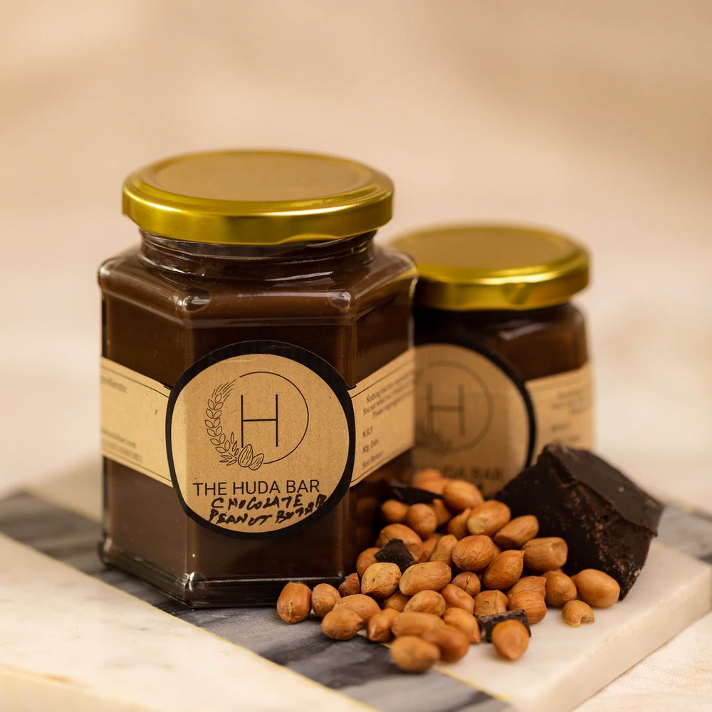 The Huda Bar Chocolate Peanut Butter (250g)