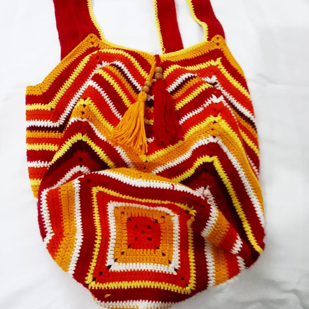 
                  
                    Multicolour Crocheted Bag
                  
                