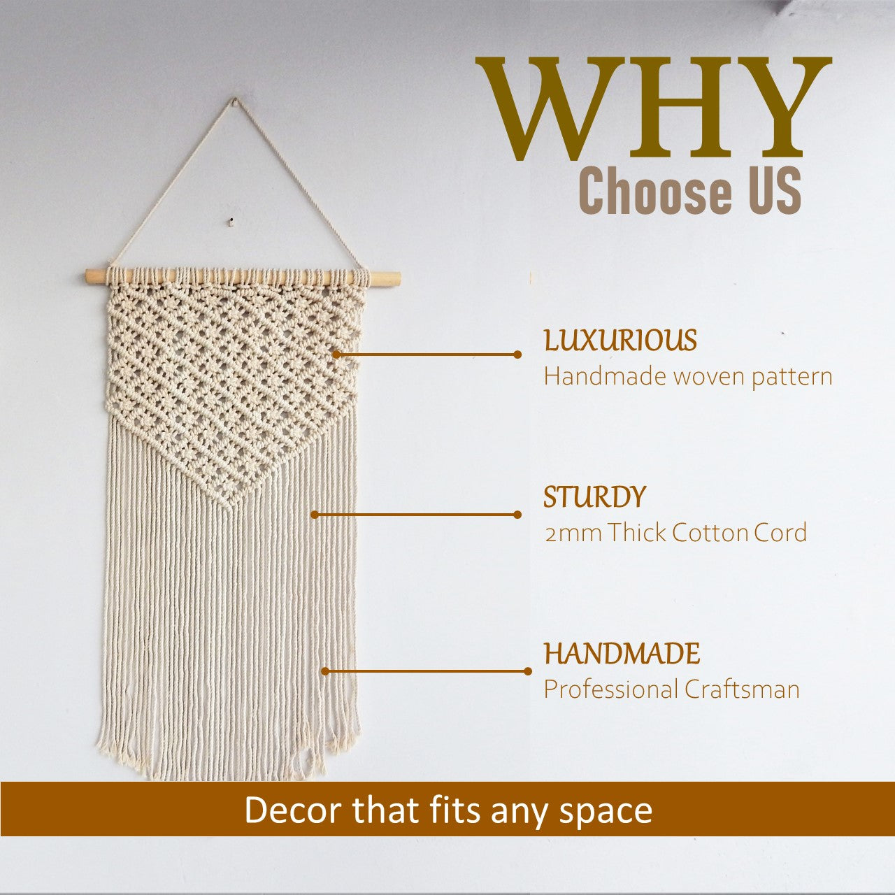 
                  
                    ecofynd Macrame Boho Wall Hanging
                  
                