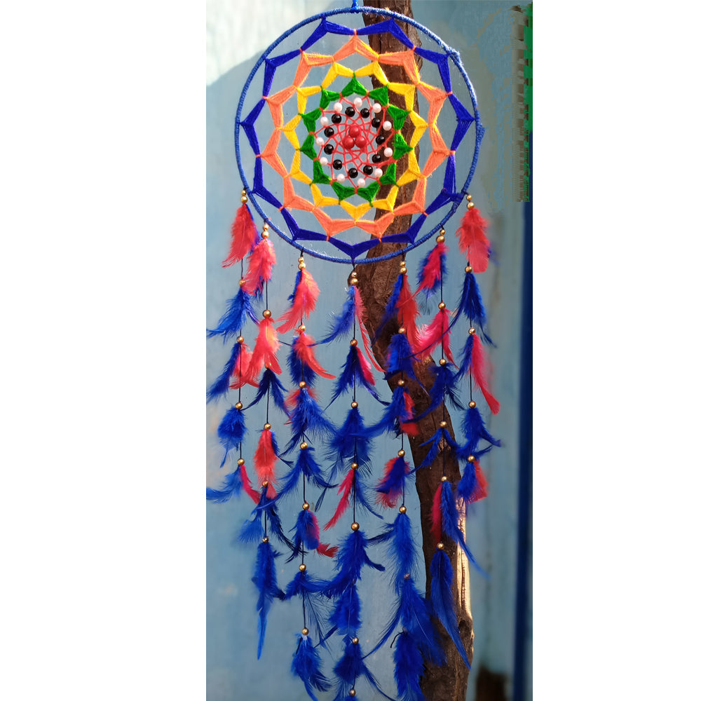 Blue and Red Dreamcatcher