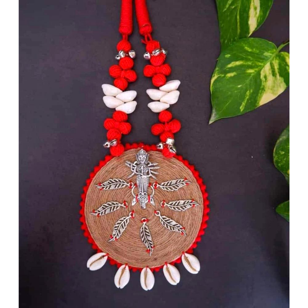 Maa Durga Jute Necklace Set