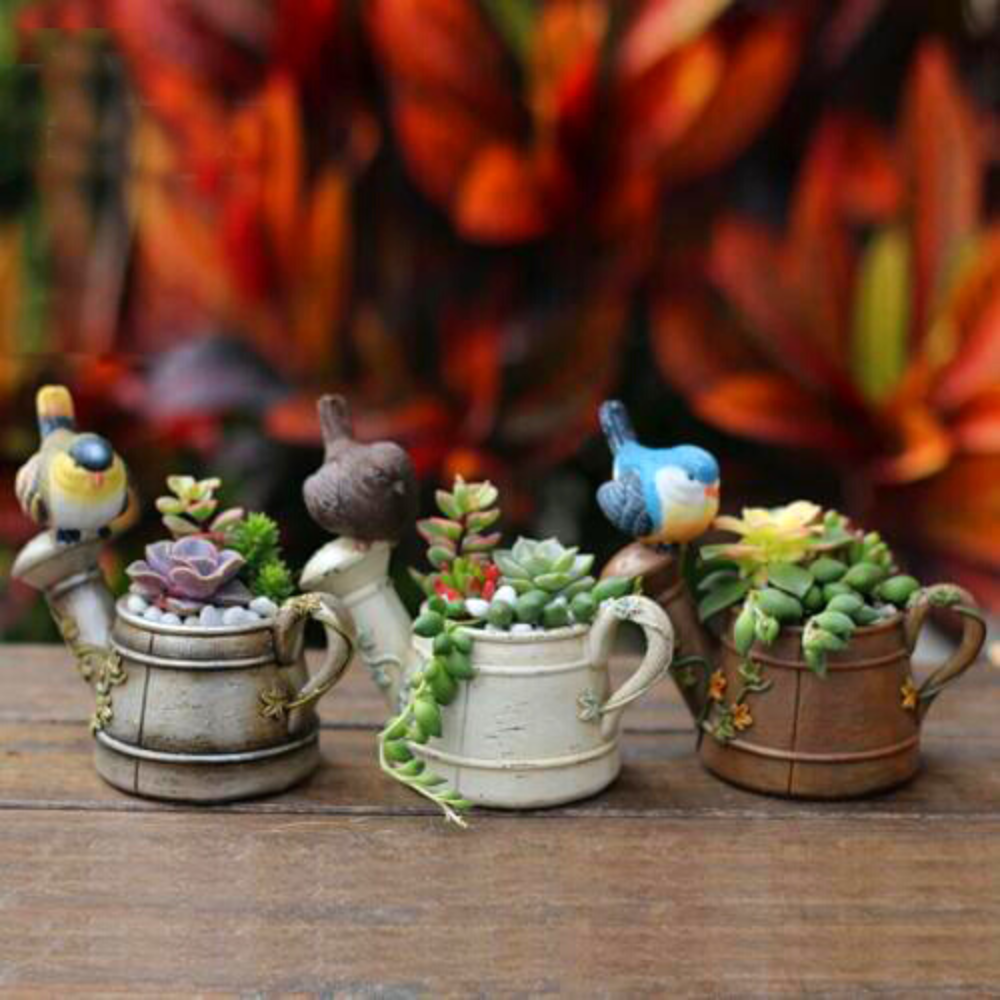 Kettle Bird Planters & Pots (Set of 3)