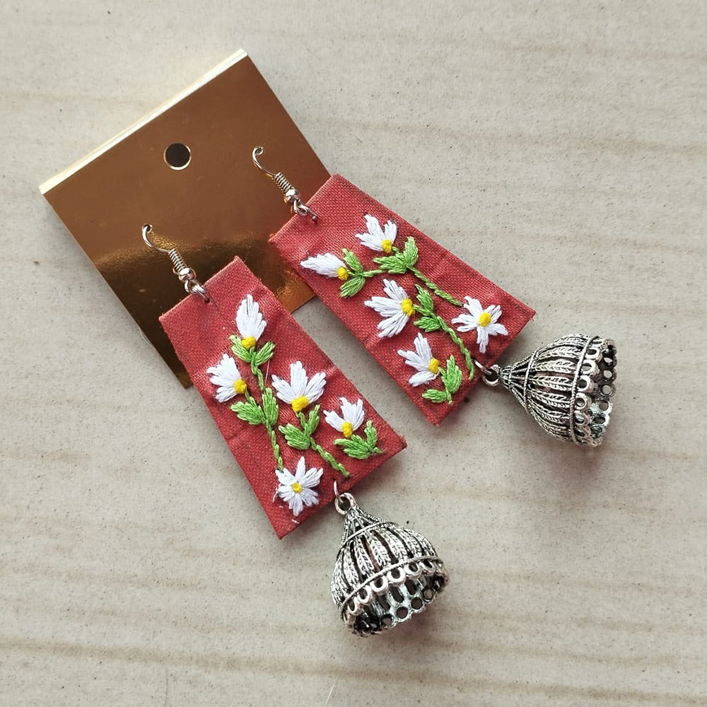 Embroidered Fashionable Earrings