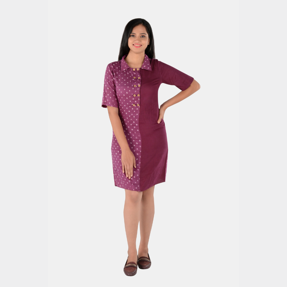 
                  
                    Patalah Bandhej Dress
                  
                