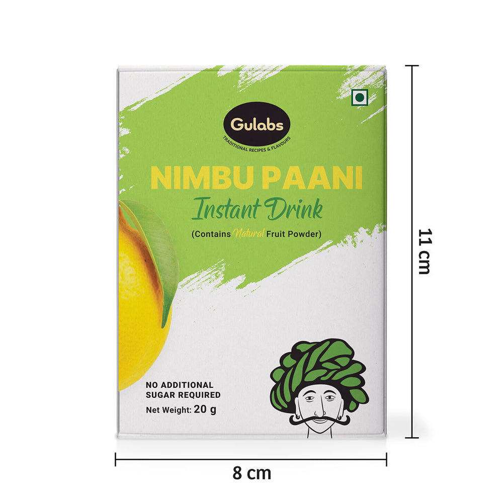 
                  
                    Gulabs Nimbu Paani Instant Drink (Pack of 5) - 20g
                  
                