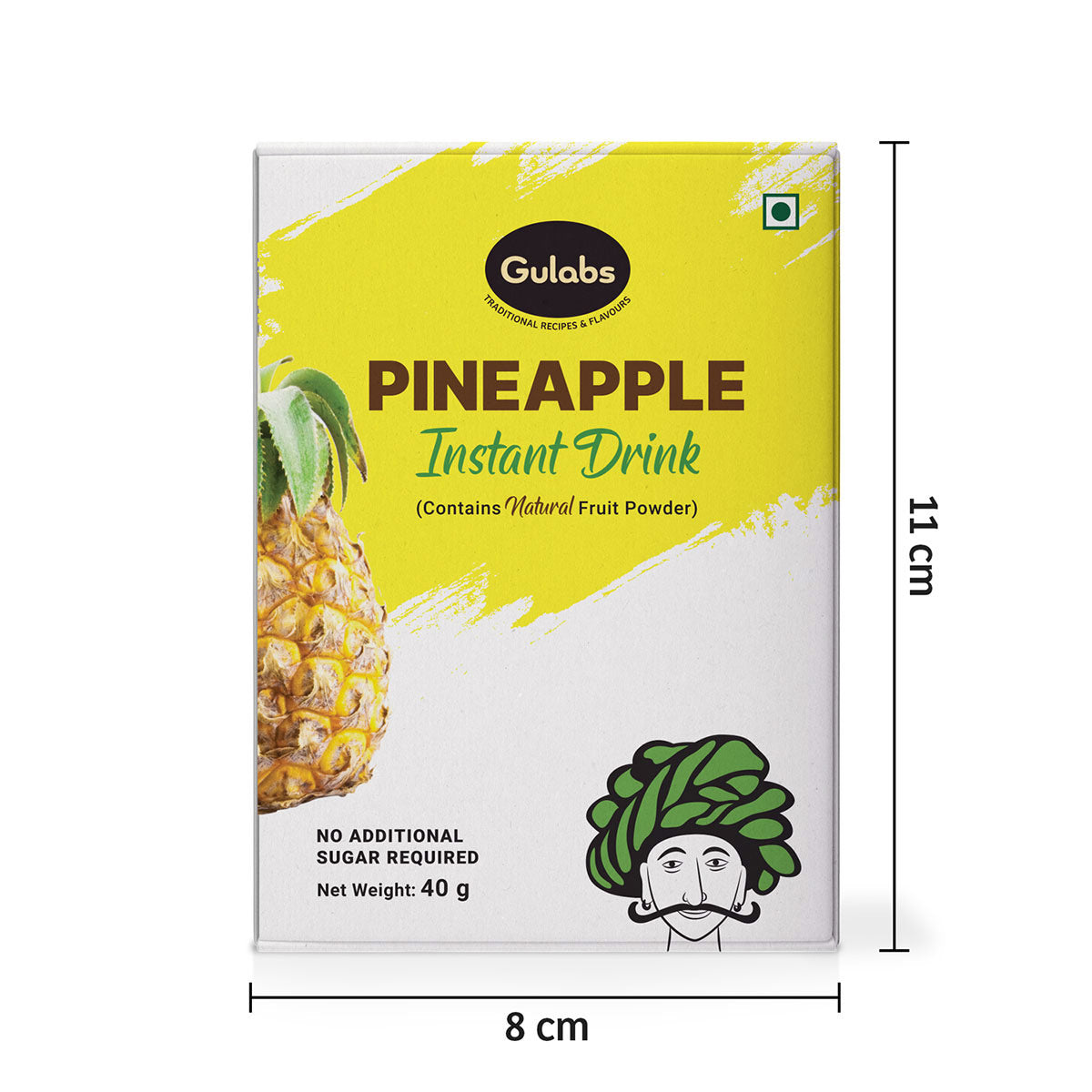 
                  
                    Gulabs Pineapple Instant Drink (Pack of 5) - 40g
                  
                