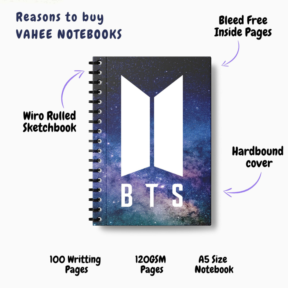 
                  
                    BTS ARMY - By Vahee Notebooks
                  
                