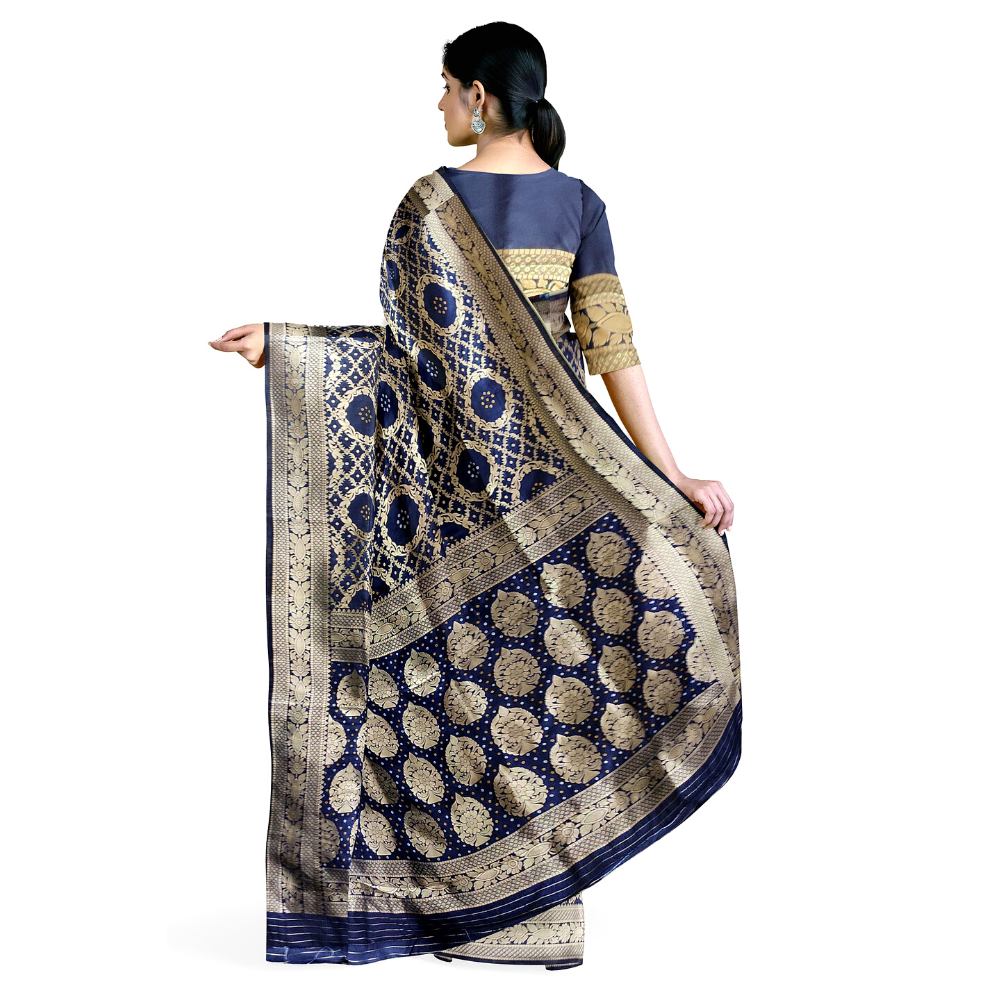 
                  
                    Handwoven Banarasi Silk Saree
                  
                