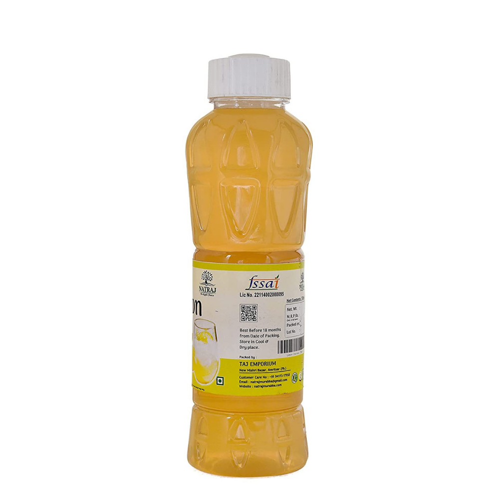 Natraj The Right Choice Lemon Sharbat Syrup (750ml)