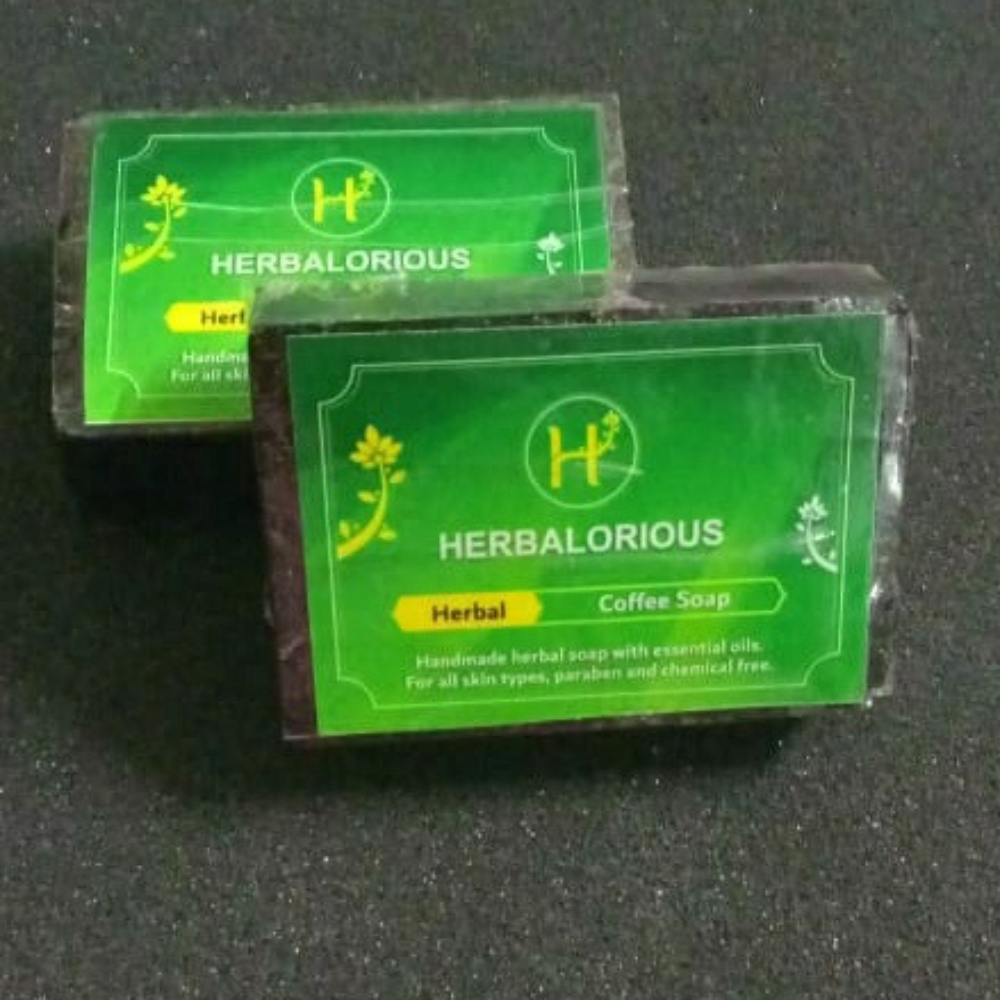 Herbalorious Organic Coffee Soap (Set of 2)