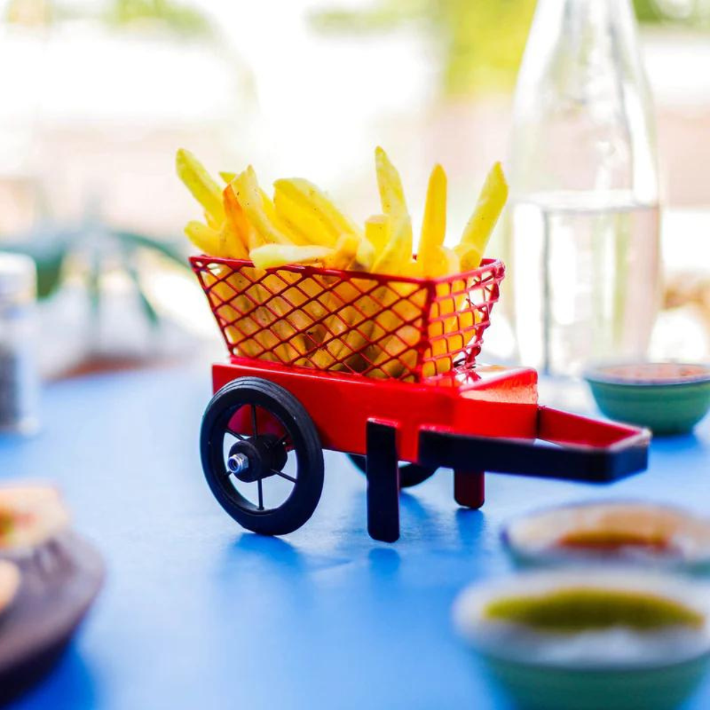 
                  
                    Buggy Style French Fries Holder
                  
                