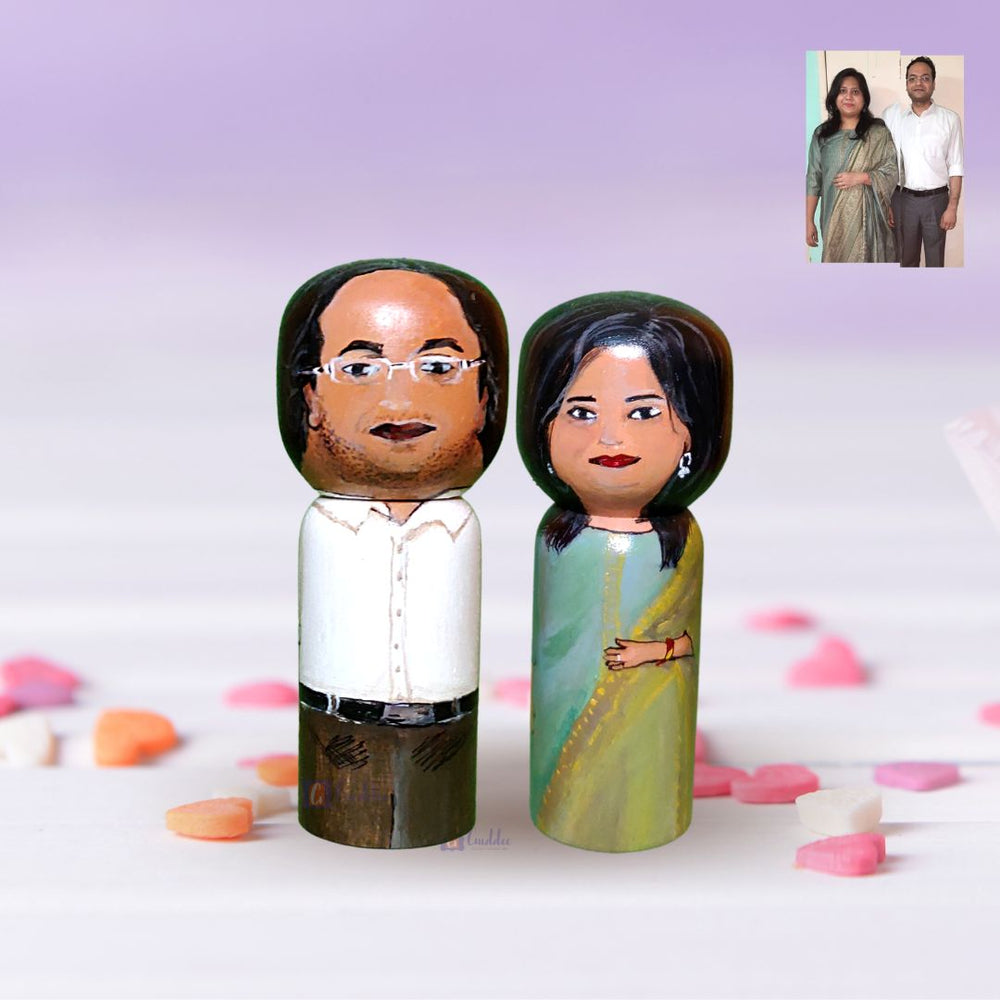 
                  
                    Personalized Couple Big Wood doll
                  
                