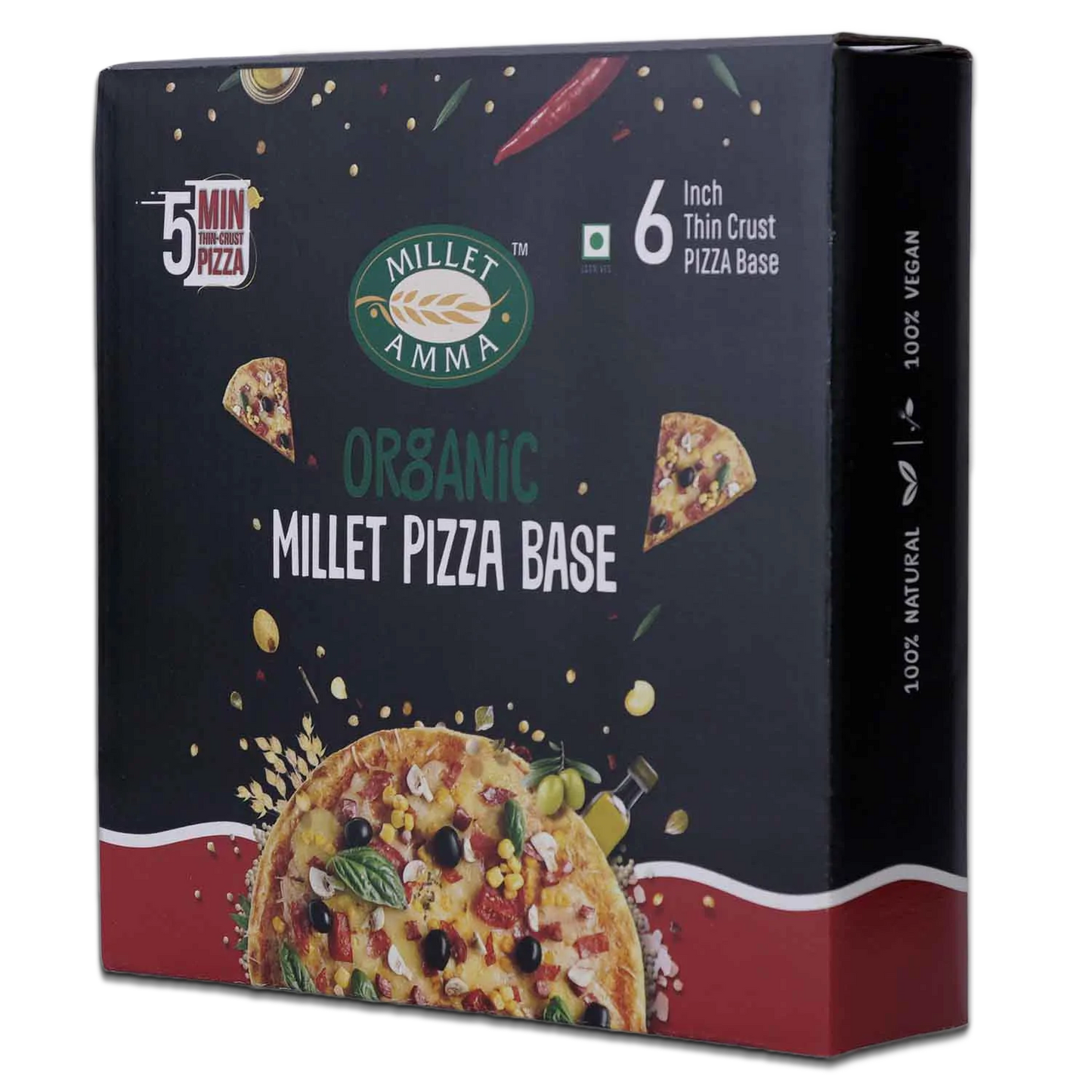 
                  
                    Millet Pizza Base Organic - Pack of 6 (200g)
                  
                