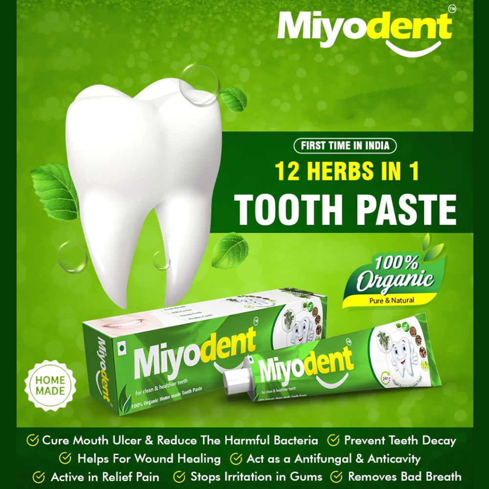 
                  
                    Miyodent Organic Toothpaste (100g)
                  
                