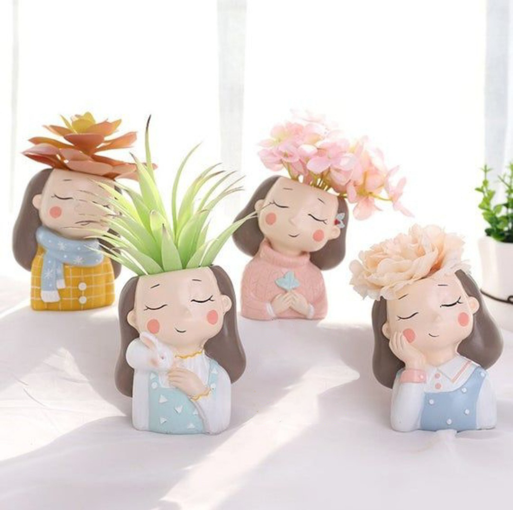 
                  
                    Cute Girls Planters & Pots (Set of 4)
                  
                