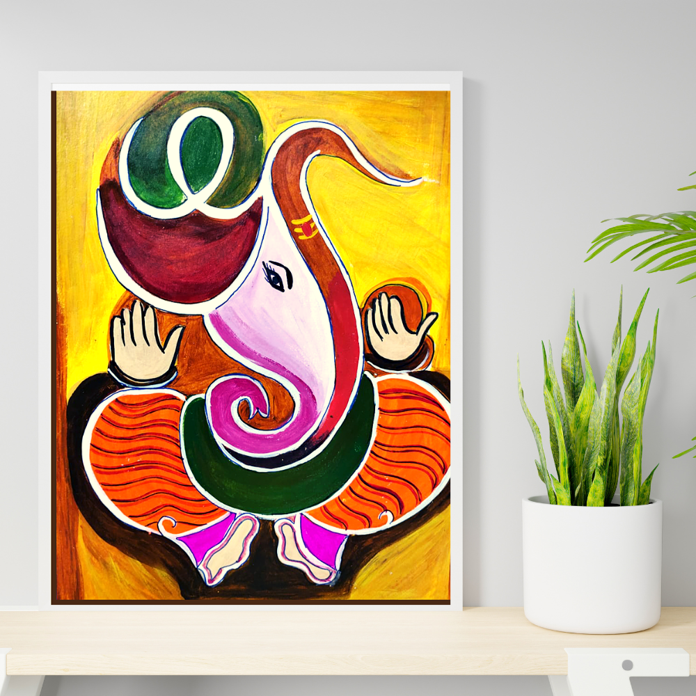 Ganesha - Canvas Painting