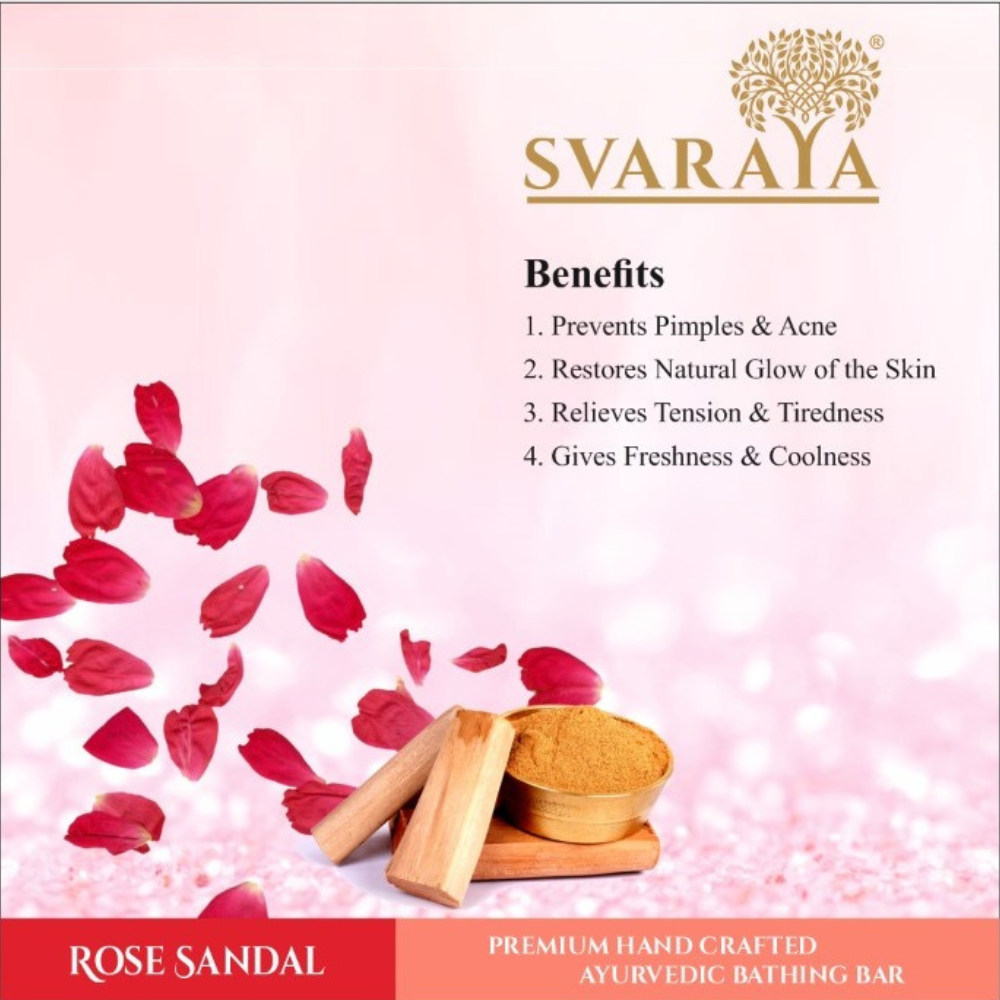 
                  
                    Svaraya Rose Sandal Soap (100g)
                  
                