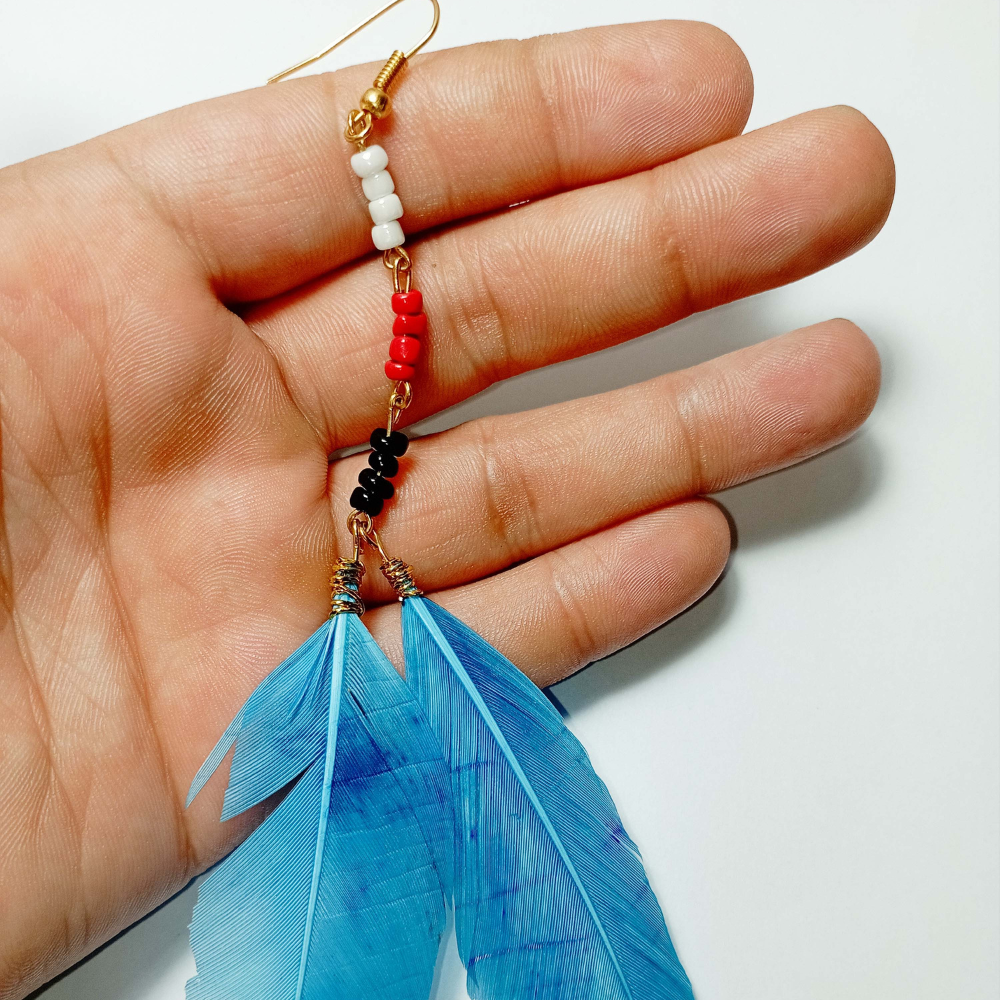 Feather jewellery on sale