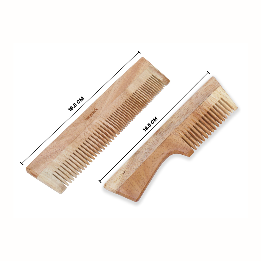 
                  
                    Neem Wood Combs Combo (Set of 2)
                  
                