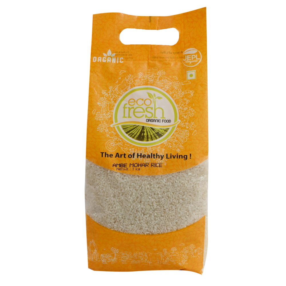 
                  
                    Ecofresh Organic Ambe Mohar Rice (1kg)
                  
                