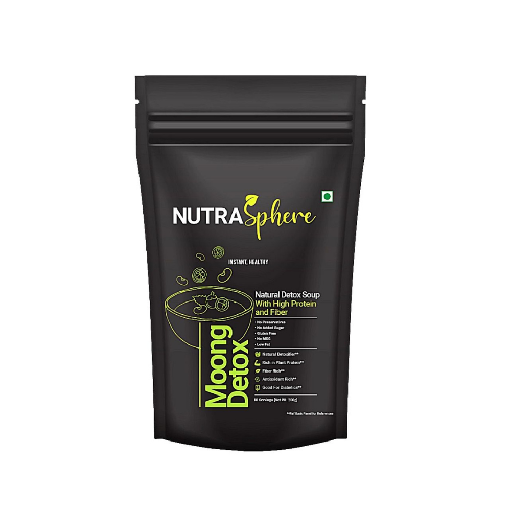 
                  
                    NutraSphere Moong Beans Ayurvedic Detox Instant Soup Mix Powder (20 Servings (400g))
                  
                