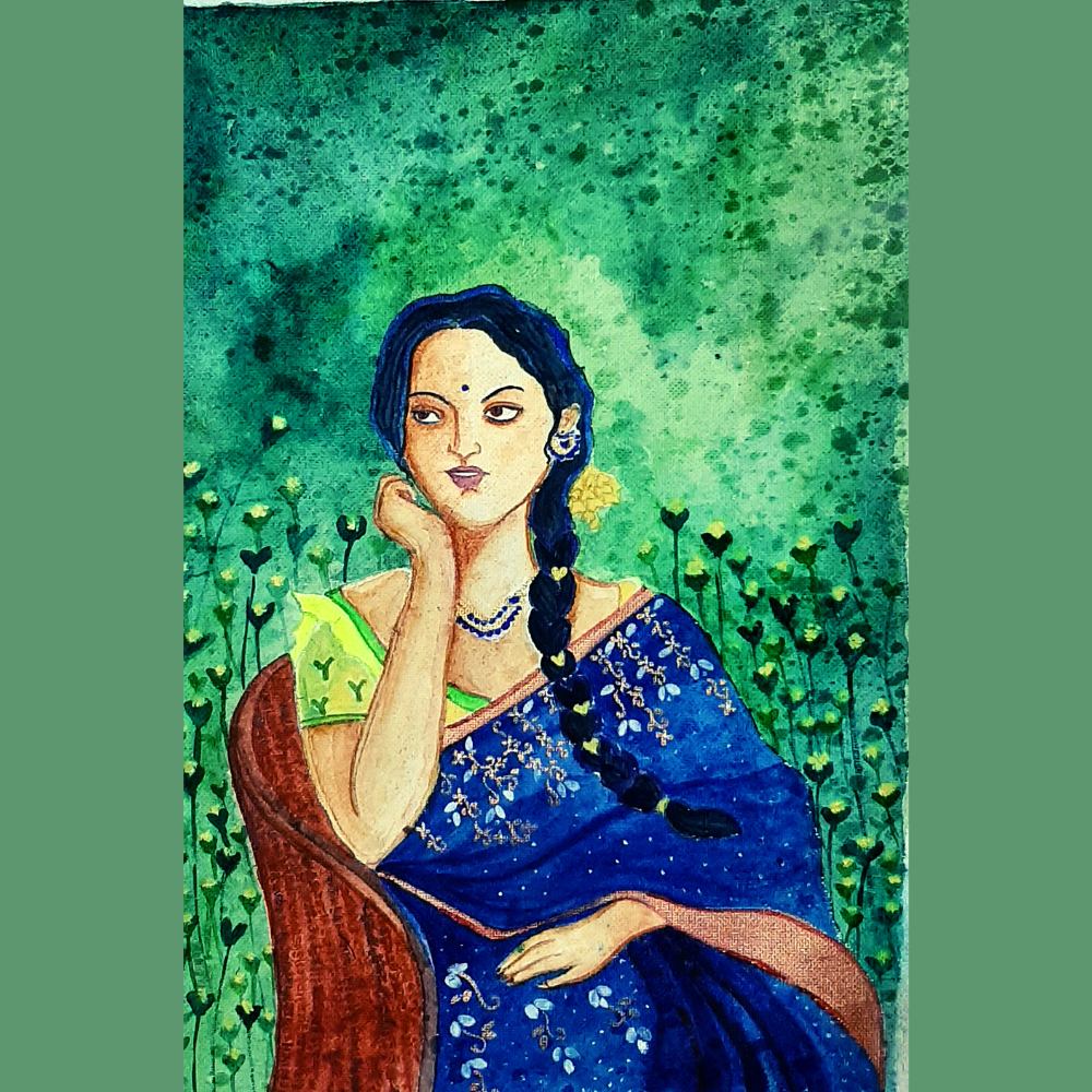 
                  
                    'A Lady' Painting
                  
                