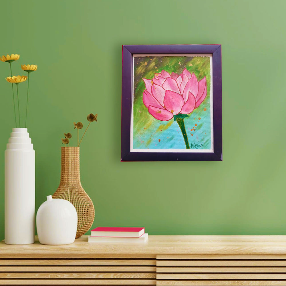 Pink Lotus Painting