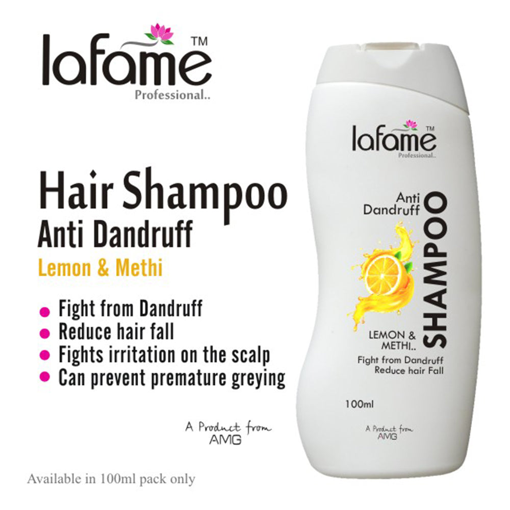 
                  
                    Lafame Anti Dandruff Shampoo (100ml)
                  
                