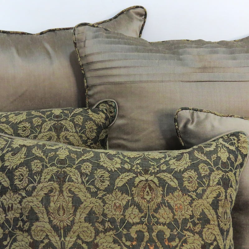 
                  
                    Copper Zari Cushion Covers (Set of 5)
                  
                