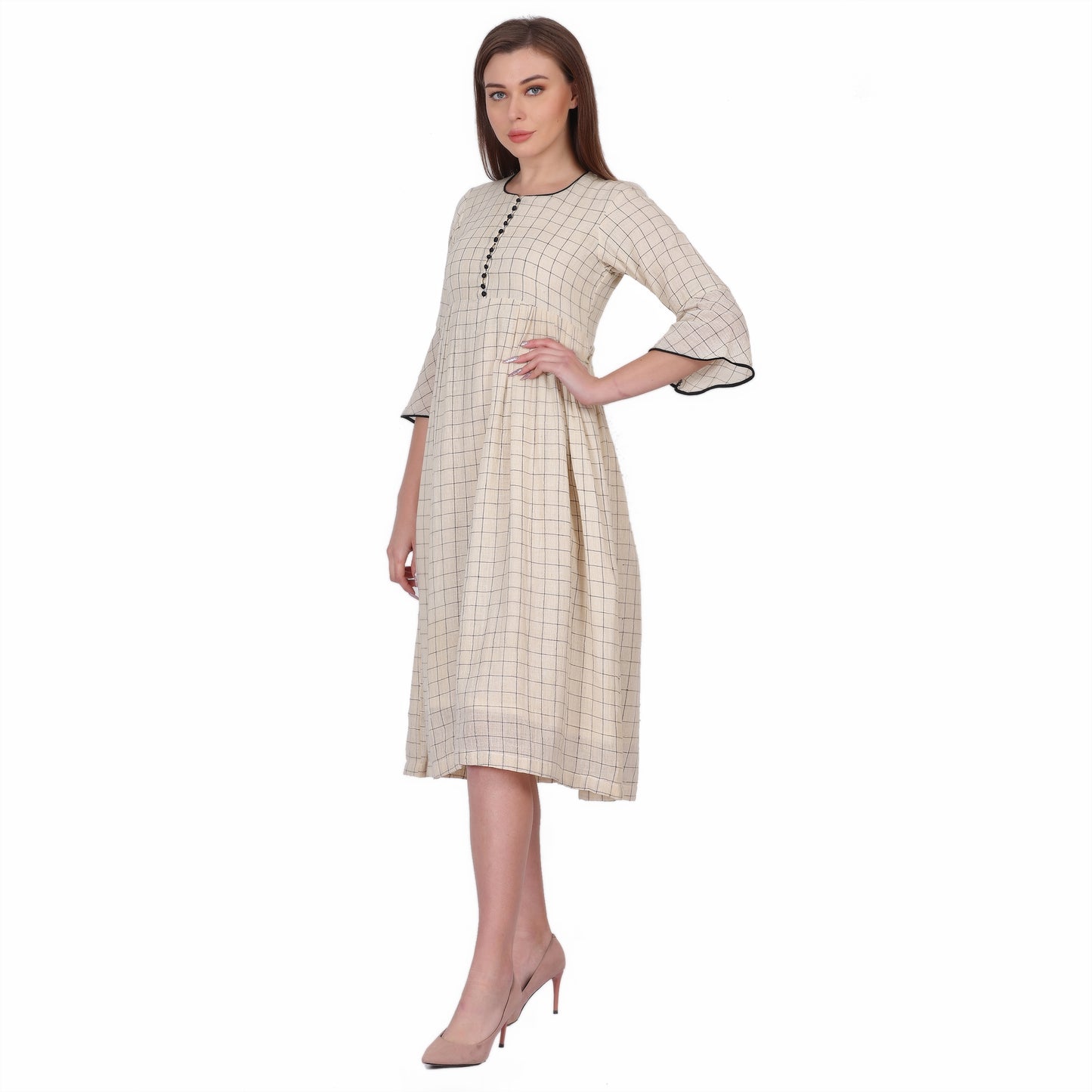 
                  
                    Organic Cotton Check Dress
                  
                