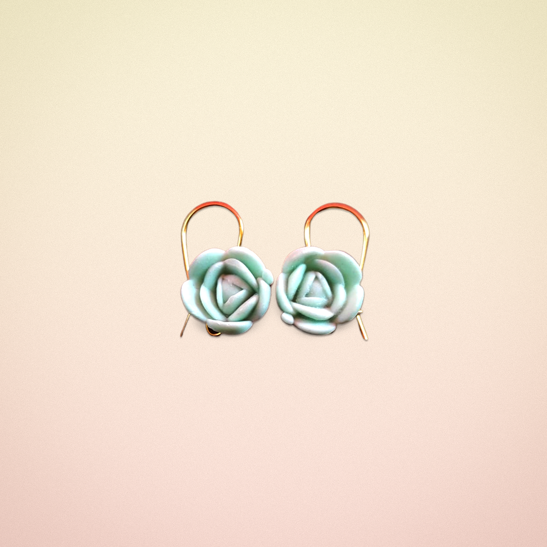 
                  
                    Ceramic Flower Earrings
                  
                