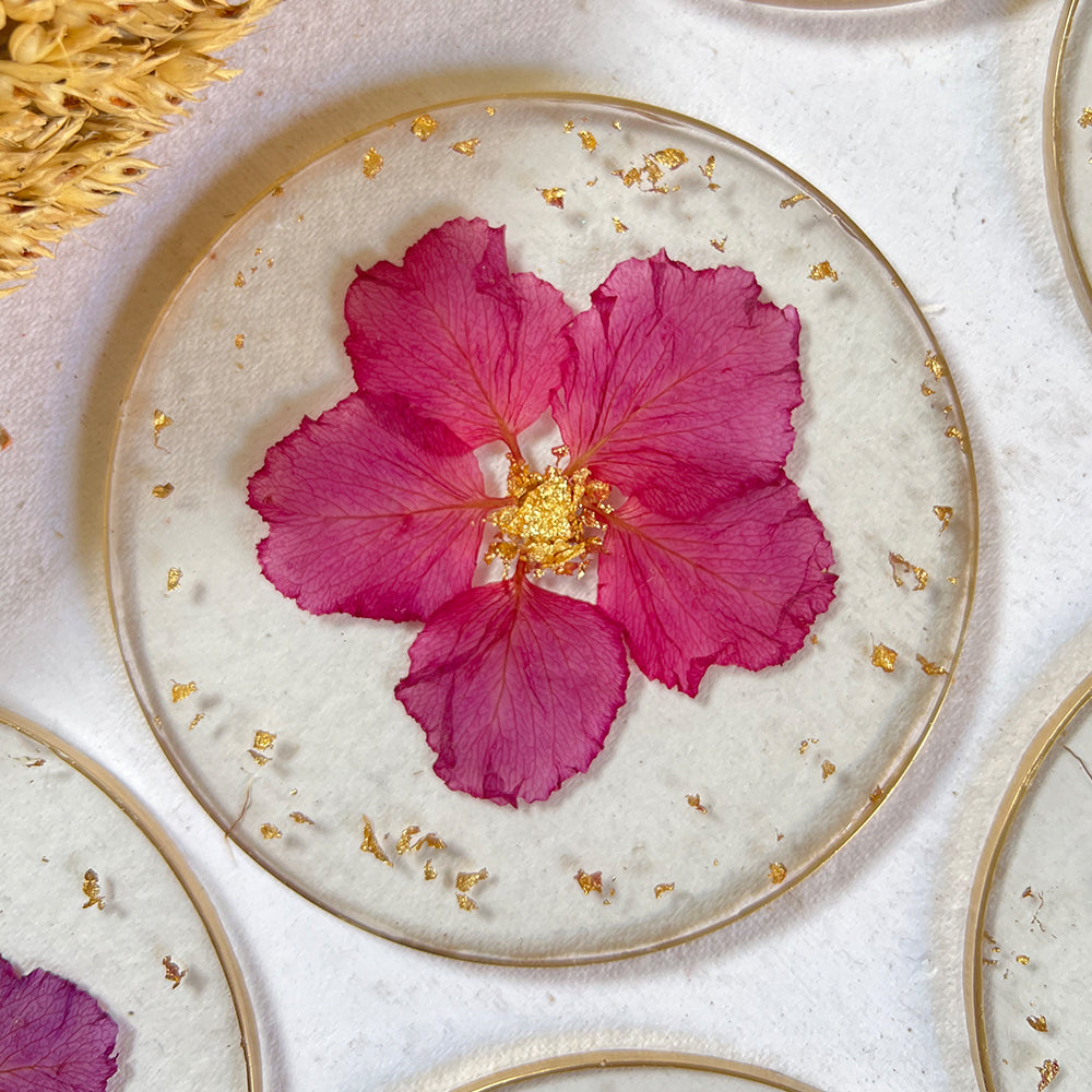 
                  
                    Floral Themed Coasters
                  
                