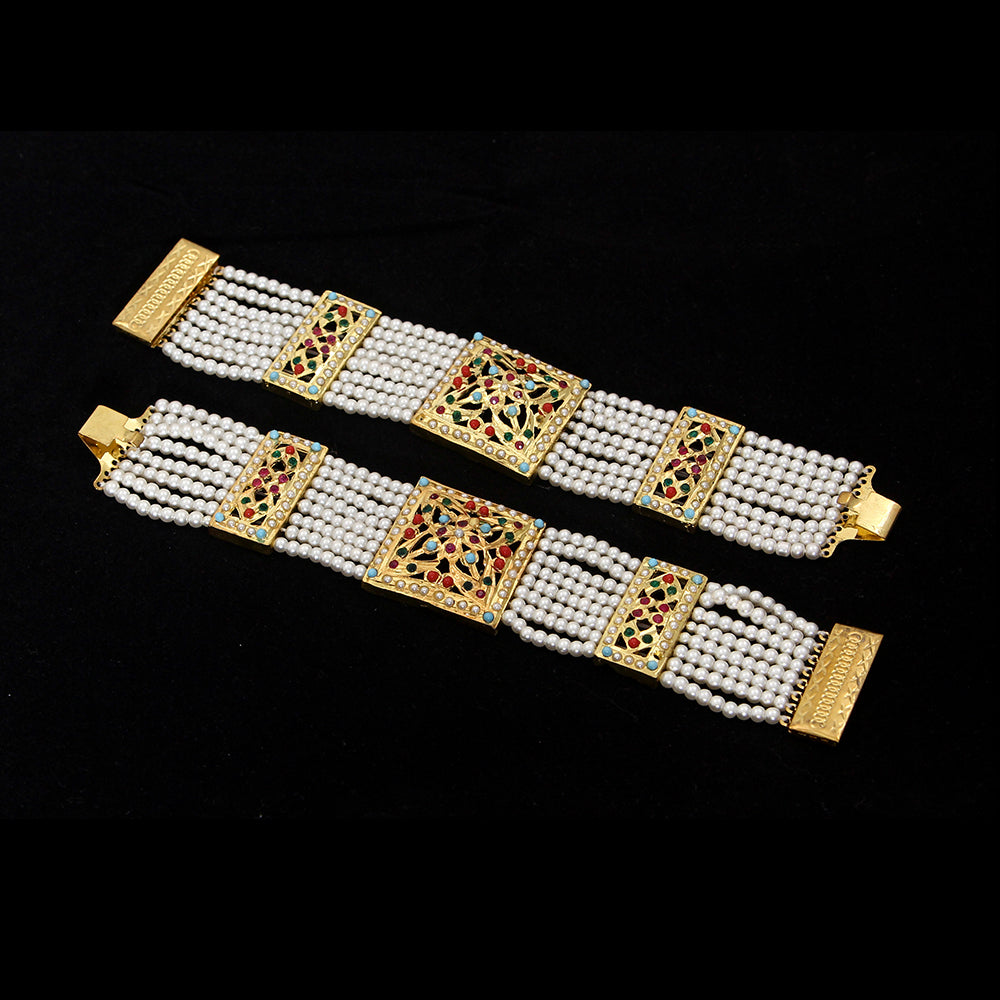 Jadau Art Wrist Band Set