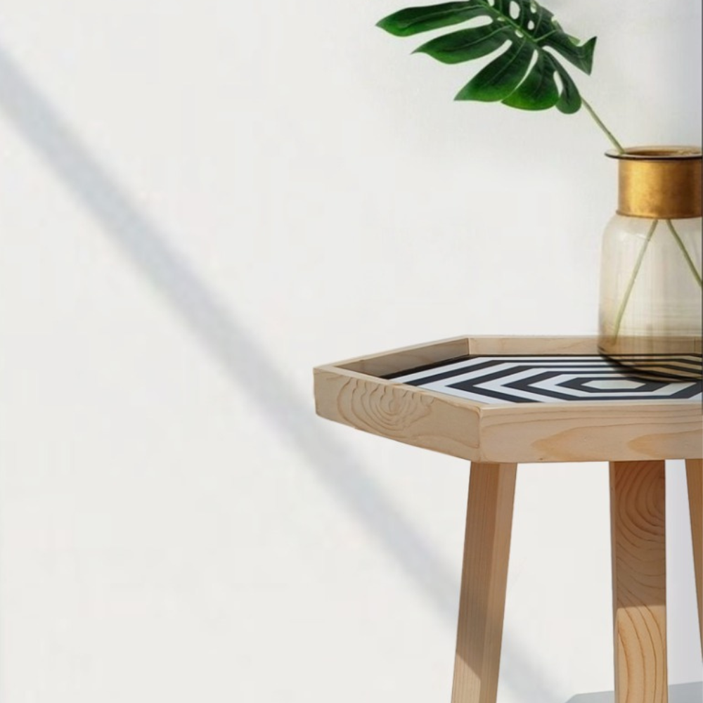 
                  
                    Beautiful Handcrafted Wooden Side Table
                  
                