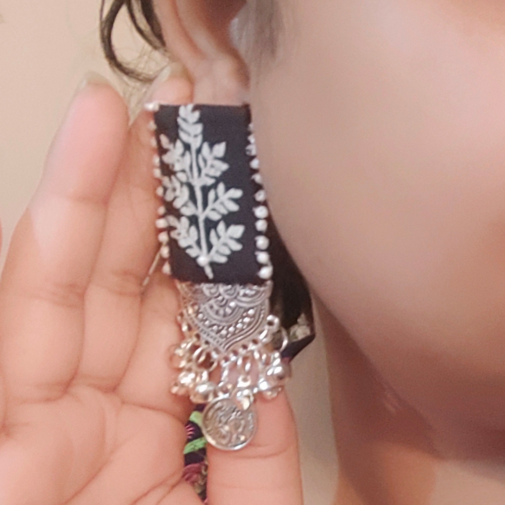 
                  
                    Handmade Fabric Earrings
                  
                