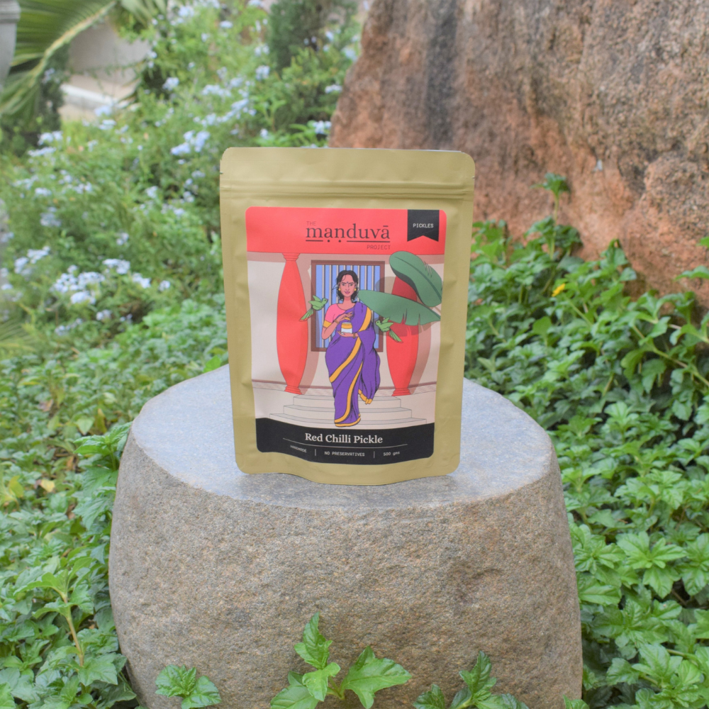 The Manduva Project Red Chilli Pickle (Pandu Mirapakaya 250g)