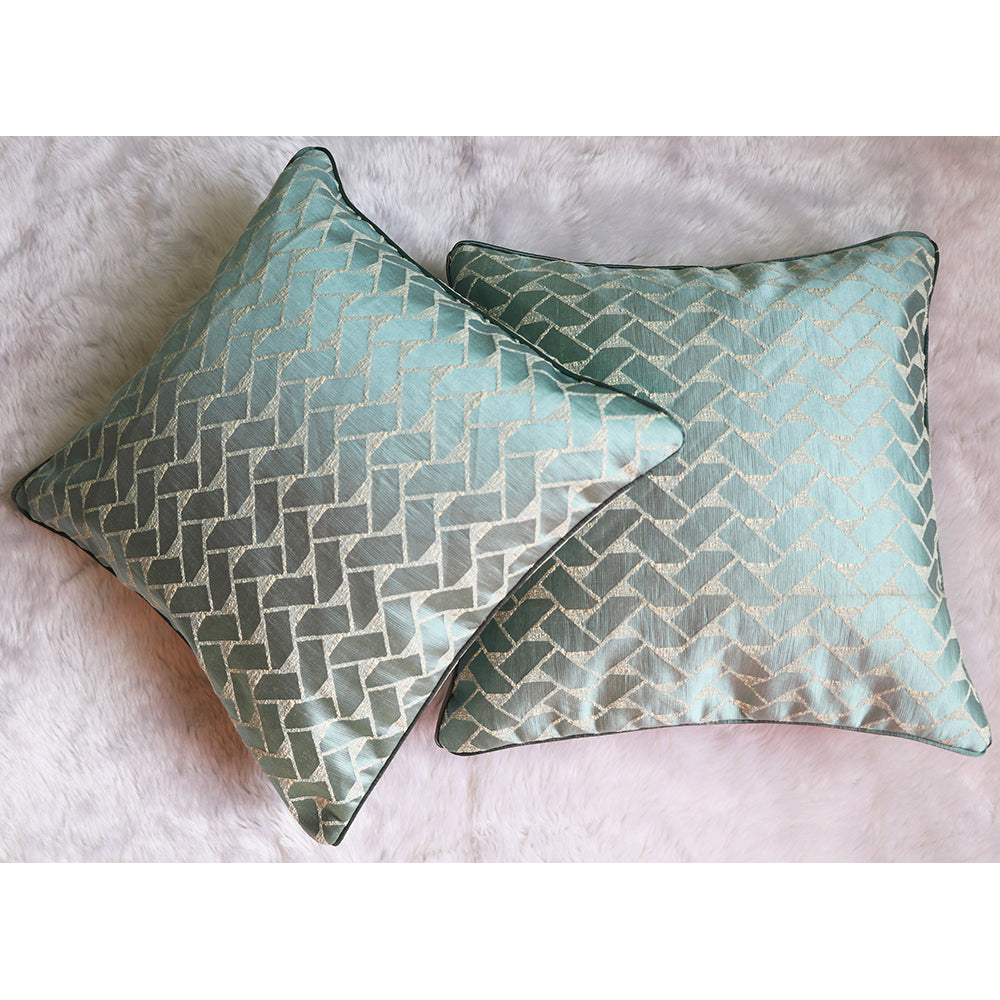 
                  
                    Teal Blue Cushion Cover (Set of 2)
                  
                